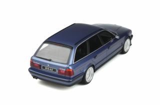 BMW ALPINA E34 B10 4.0 Touring Alpina Blue OttO mobile 1:18 Resinemodell (Türen, Motorhaube... nicht zu öffnen!)